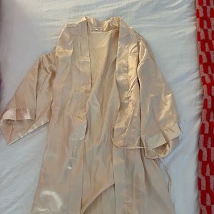 Satin Champagne Robe